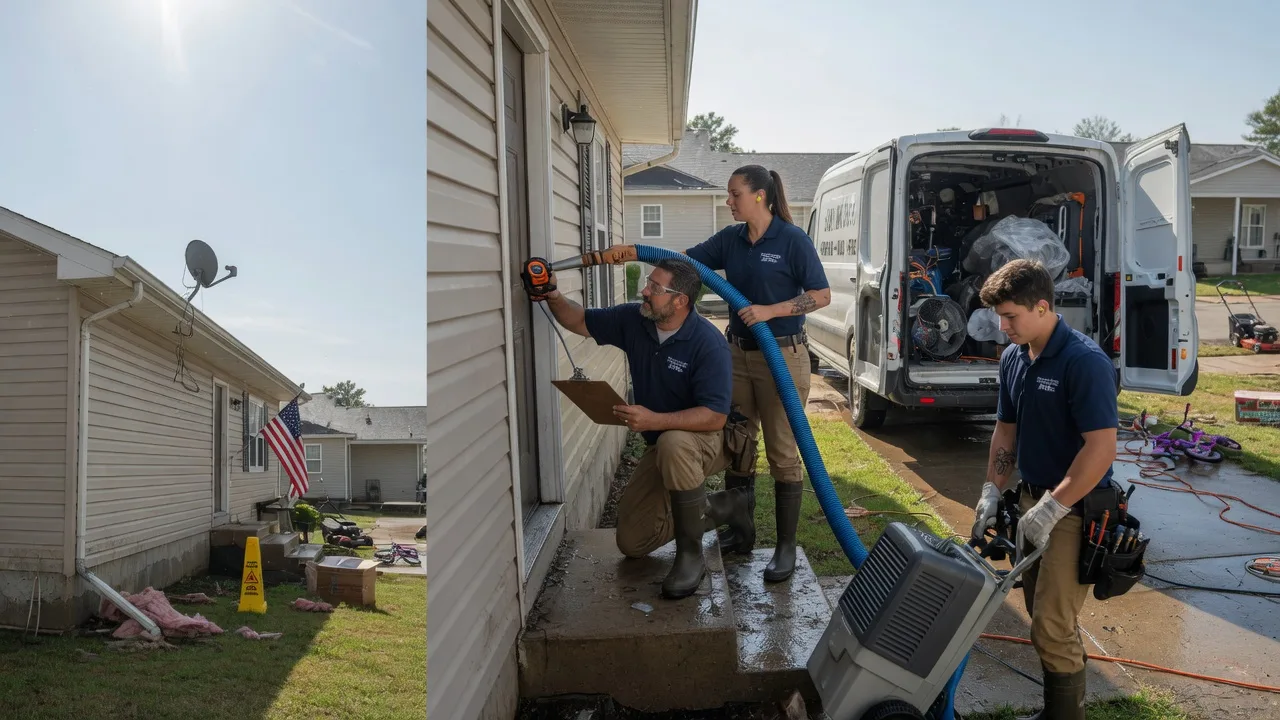 Ceiling Water Damage Restoration in Vinton, CA near me